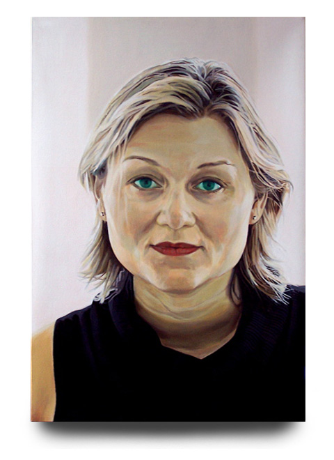Gaines Peyton, acrylic on canvas by Tom H�bert