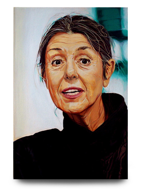 Paula Cooper, acrylic on canvas by Tom Hbert