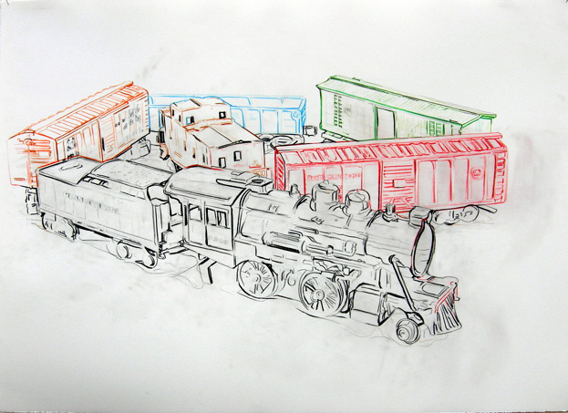Cinquieme Train by Tom Hbert